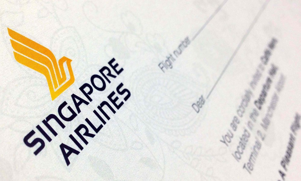 Singapore Airlines Invitation